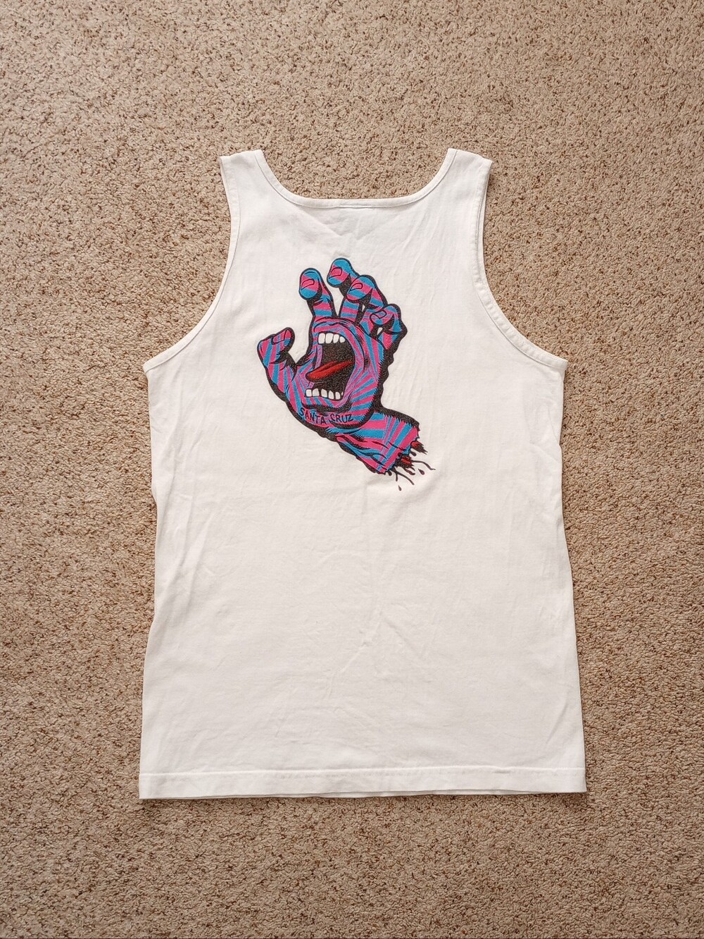 Santa Cruz Screaming Hand Logo Tank Top Small